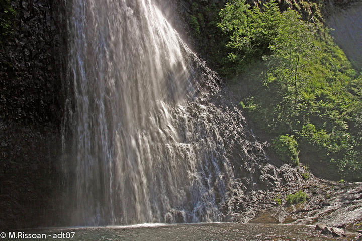 Cascade du Ray Pic depuis le ponton 2 Cascade du Ray Pic depuis le ponton 2