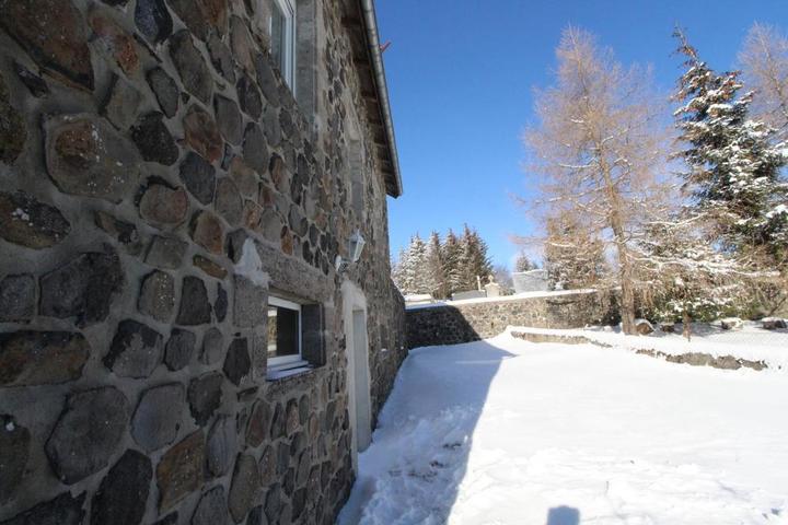 Jardin sous la neige